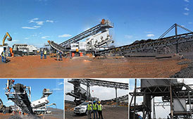 200-250 TPH Mobile Crushing & 